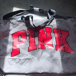 PINK Zipper Tote Bag